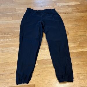 Lululemon Black Athletic Jogger with Ankle Zipper